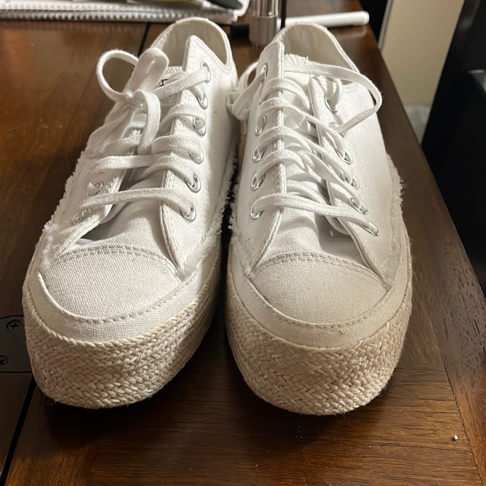 White espadrille Chuck Taylor Converse